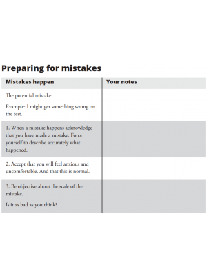 52 Ways to Stay Well: Preparing for Mistakes